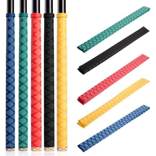 1m Anti-slip Fishing Rod Grip Heat Shrink Sleeve Wrap Tube Protective Cover Golf Tennis Racket Sheath Fishing Accessories