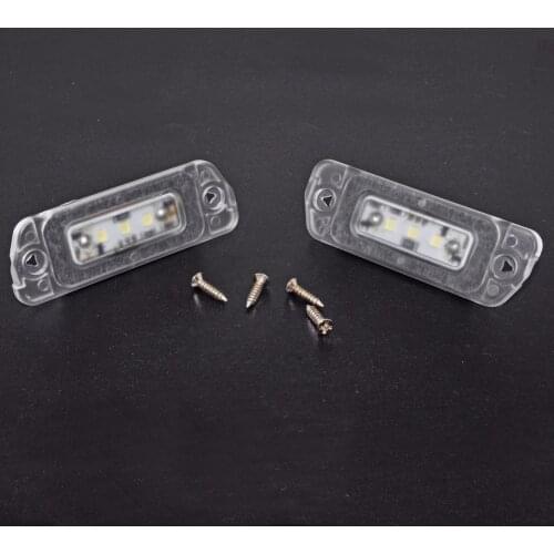 Car Accessories LED Number License Plate Light For Mercedes-Benz R ML GL Class W164 X164 GL450 GL500 GL550 GL320 ML320 ML350