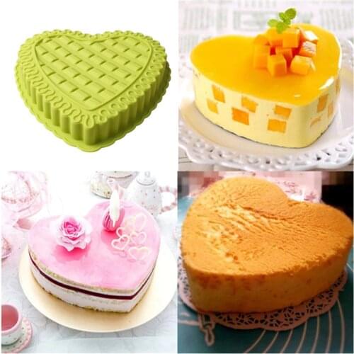 Large Size Love Heart Cake Mold Cakes Bakeware Decorating