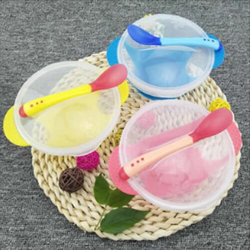 Baby tableware cutlery cup with induction spoon Todd feeding tableware training to eating dishes set with cover spoon