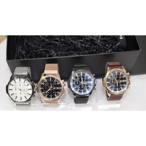 Mens Minimalist Watches Ultra Thin Mesh Belt Watch Luxury Mens Watch Business Quartz Wristwatch Tag whatches Mesh bel Mesh bel