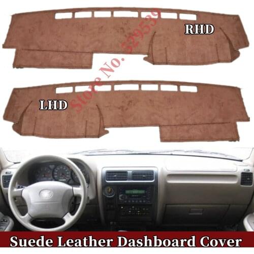For Toyota Prado j90 TX VX 3400 1996-2001 Car-styling Suede Leather Dashmat Dashboard Cover Pad Dash Mat Auto Accessories Carpet