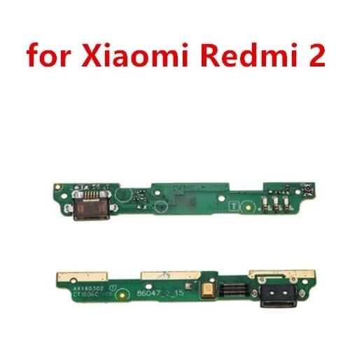 For Xiaomi Redmi 2 USB Charger Port Dock Connector PCB Board Ribbon Flex Cable phone screen repair spare parts