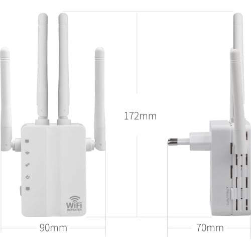 1200M dual-band enhanced repeater high power factory direct wireless through-wall router