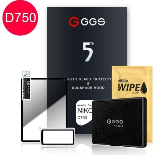 GGS Fifth Generation for NIKON D750 LARMOR screen camera film protection screen Metal frame embedded optical glass