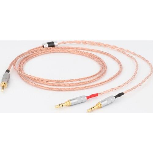 2.5mm TRRS Balanced 8 Core Litz Braid Headphone Upgrade Cable for MDR-Z7 Z7M2 MDR-Z1R D600 D7100