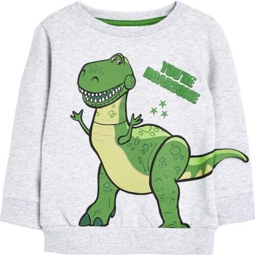 Kidsalon Boys Hoodies Animal Pattern Autumn Winter Outwear Children Sweatshirts for Kids Clothes Baby Boy Cotton Pullovers 2-7Y