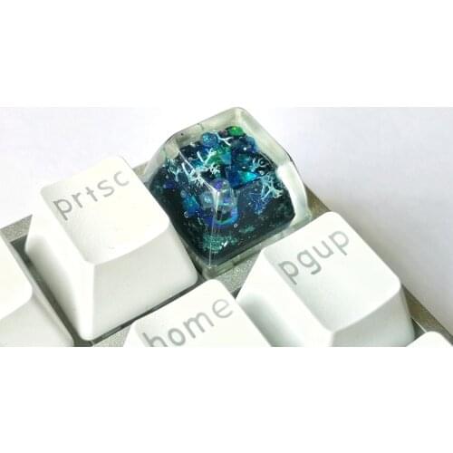 Keycaps For Mechanical Keyboard Custom Keycaps Personality Light Transmission For Shell Underwater World Coral