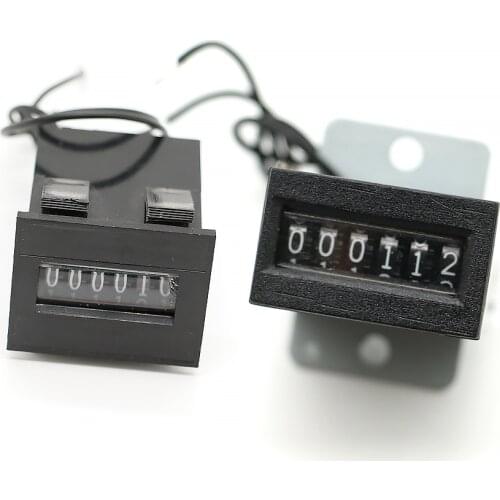6 Digits Arcade Coin DC12V 18CPS Mechanical Counter Non-Return To Zero For Crane /Swing/Mario Slot Machine