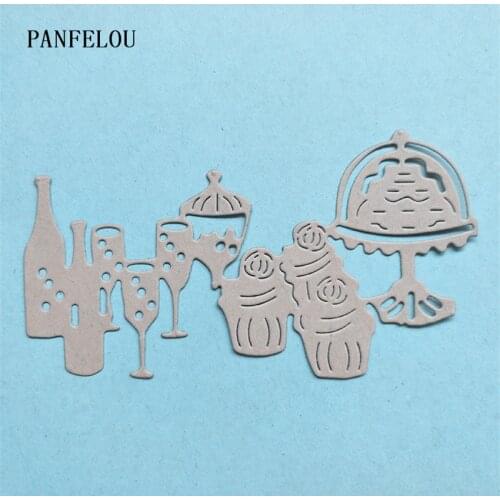 PANFELOU Metal craft Big lunch die cutting dies for Scrapbooking/DIY Easter wedding Halloween cards Hand account