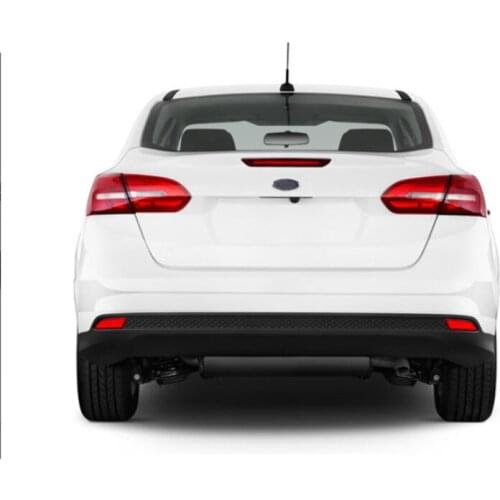 Fit for Ford Focus ST-line Hatchback 4-Door 2013-2018 ABS Bright Black spoiler Hatchback sedan Rear Bumper Lip Diffuser