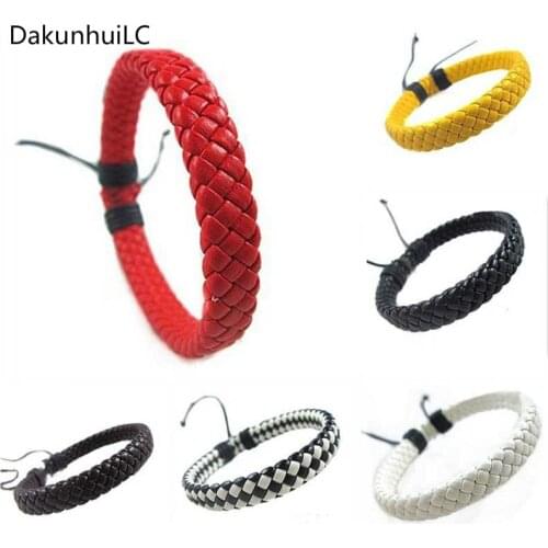 Cheap Hot Fashion Trendy Charm Bracelets Leather Jewelry Woven Rope Chain Comfortable Vintage Men Women Bohemia Wholesale Gift