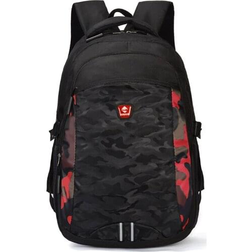 Mens Fashion Schoolbag Large Capacity Youth Day Wear Multifunctional Backpack Oxford Mens Backpack School Travel Mens Leisure