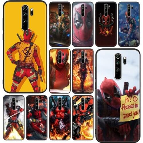 Marvel Deadpool Superhero For Xiaomi Redmi Note 10S 10 9 9S 9T 8T 8 7 6 5 Pro Max 5A 4X 4 5G Soft Silicone Phone Case