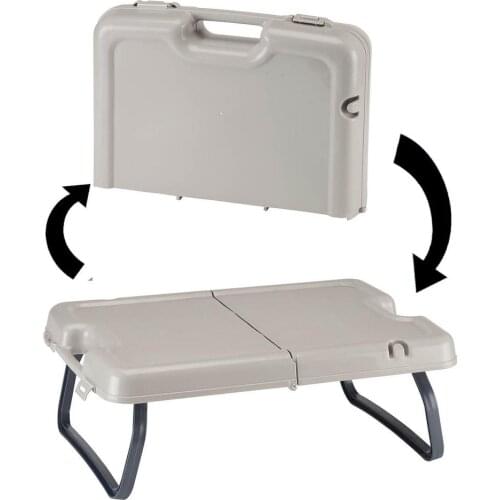 Outdoor Folding Storage Table Multipurpose Folding Picnic Table Laptop Desk Breakfast Table Storage Case Camping Hiking Hunting