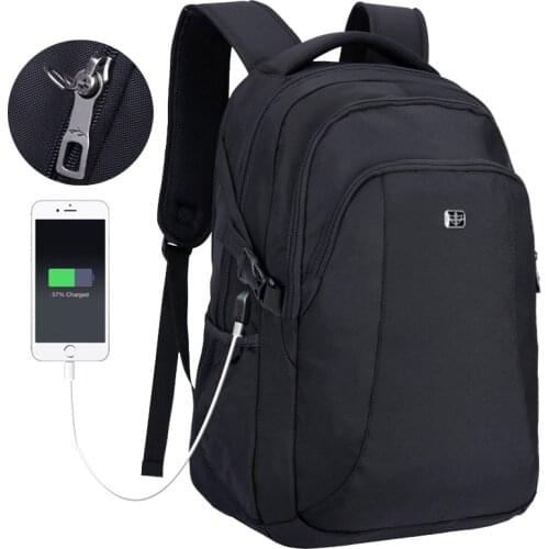 Anti-theft Waterproof Travel Backpack Men 15.6inch Laptop Backpacks USB Charging Backpack School Bag Male Oxford Bagpack Mochia