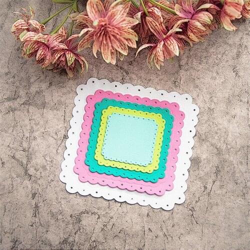 10x10cm Color switch Cutting dies metal crafts paper die-cutting /DIY embossing Easter and New Year Scrapbooking