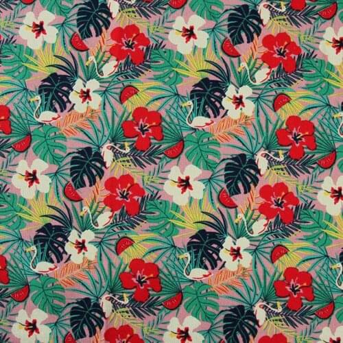 High Quality fashion floral print cotton fabric for dress, shirt, baby cloth, suits, bedding, curtain, table cloth patchwork