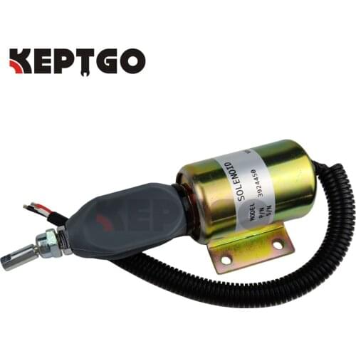 Shutoff Stop Solenoid Valve For Cummins Hitachi 12V 3924450
