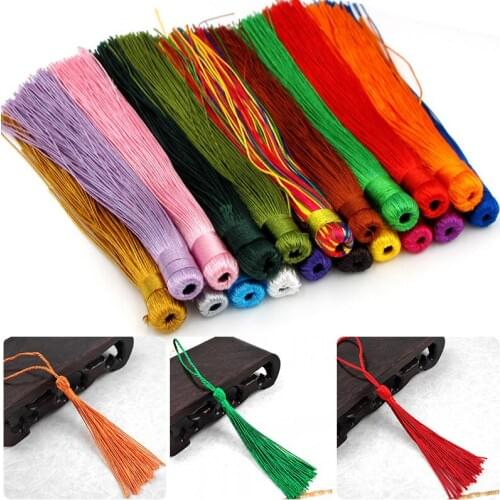 12CM Tassel Fringe Craft Tassels Trim Pendant Jewelry Bracelet Key Making For DIY Wedding Decor Sewing Accessories
