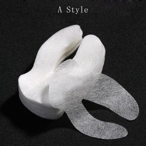 80 Pcs Disposable Silk Technology DIY Cosmetic Eye Mask Paper Sheet Ultra-thin Beauty salon Eye Care tools