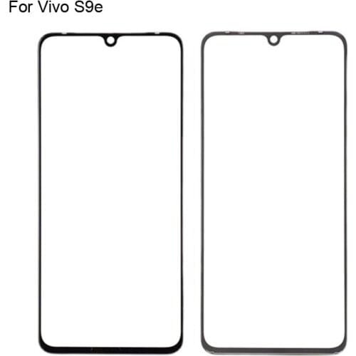 2PCS For Vivo S9e Front LCD Glass Lens touchscreen For Vivo S 9e Touch screen Panel Outer Screen Glass without flex VivoS9e