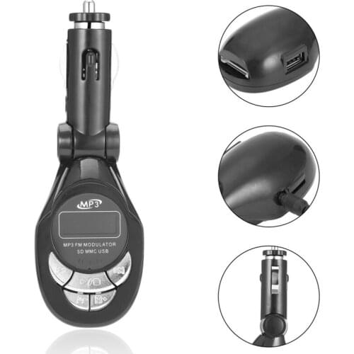 2019 hot sale Car MP3 Player Wireless FM Transmitter Modulator USB SD CD MMC Remote XRC Comforting music nice dfdf