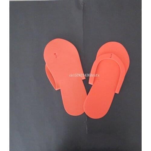500 Pairs Disposable Slipper Mix Colors EVA Foam Salon Spa Slipper Disposable Pedicure thong Slippers Beauty Slippers Free Ship