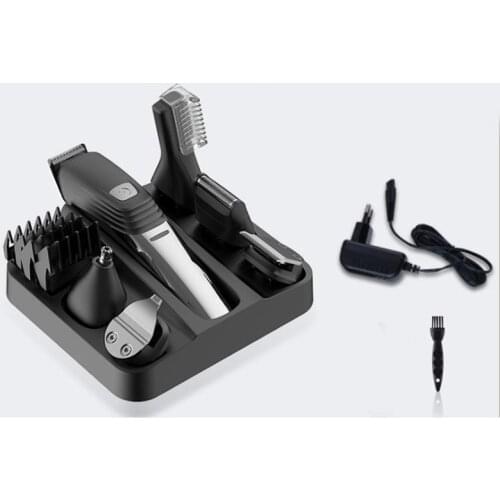 6 in 1 hair trimmer USB rechargeable hair clipper haircut machine beard trimmer nose trimmer electric shaver eyebrow trimmer