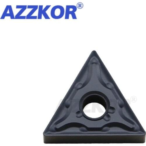 AZZKOR TNMG-MA TM Carbide Inserts Cutter CNC Lathe External Turning Tools For Steel Metal Maching Process NT125 Triangle Blades