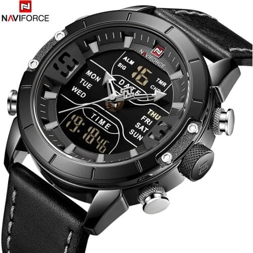 New NAVIFORCE Top Watch Men Brand Luxury Fashion Quartz Mens Watches Waterproof Sport Digital WristWatch Clock Relogio Masculino