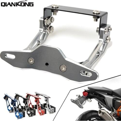 R QIANKONG Registration License Plate Bracket Holder For SUZUKI GSX650F Bandit 650/Bandit 1200/Bandit GSX650 Z750 ER-6R ER-6N