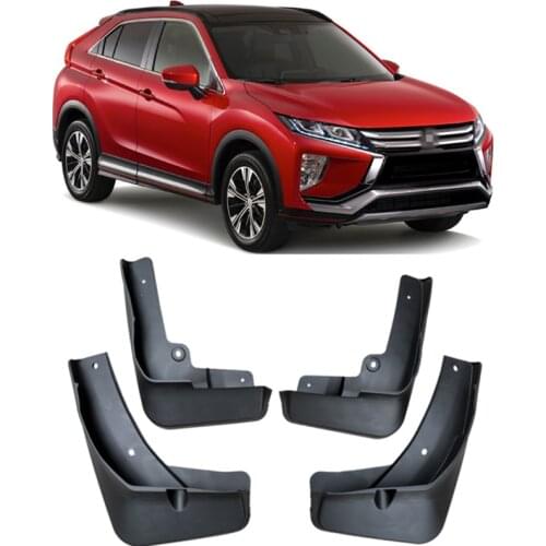Fivefinger 4x Car Mudguards Front Rear Mud Flaps Splash Guards Fender For Mitsubishi eclipse cross 2018-2019 Car Accessories