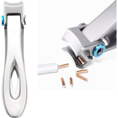 Stainless Steel Nail Clipper Adult Household Nail Clipper Pedicure Thick Toe Nail Clipper Artifact Large Opening Pedicure Tools