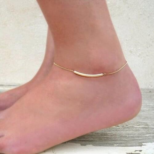 Retro style fashion accessories OL copper pipe fittings, exquisite Anklet