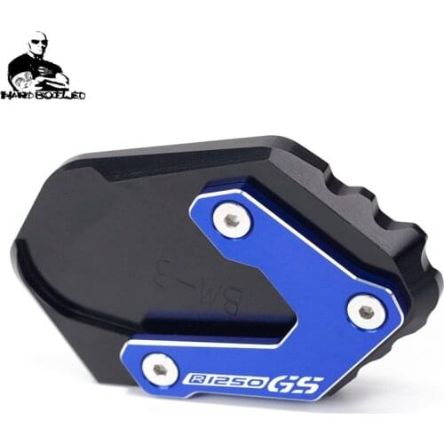 Motorbike For BMW R1250GS R 1250GS HP R 1250 GS ADVENTURE low suspension Motorcycle CNC Kickstand Side Stand Extension Plate Pad