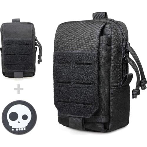 1000D Nylon Military MOLLE Pouch Multi-Purpose Compact Tactical Waist Bags Small Utility Pouch EDC Phone Pack