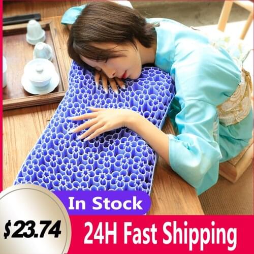 Pectin Pillow Memory Pillow Neck Message Pillow TPE High Elasticity Orthopedic Shoulder Pain Protection Cervical with