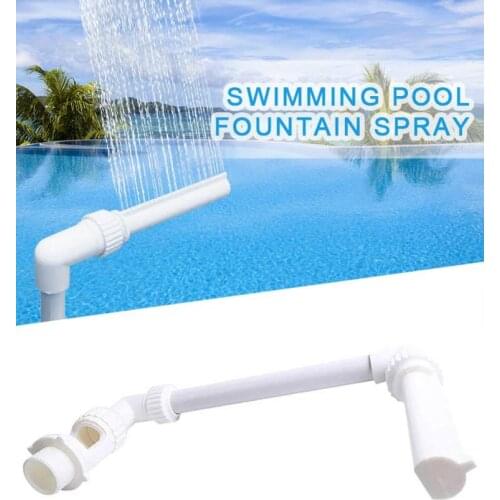 Swimming Pool Fountain Spray Adjustable Control Valve Pipe Nozzles Sprinklers Pond Waterfall Above-ground Pool Spherical Joint