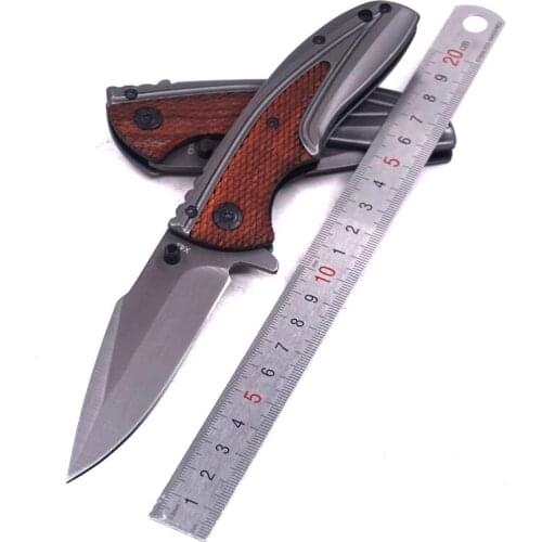 Folding Tactical Knife Combat multi-function Survival Pocket Knife Wood Outdoor Camping Hunting Knives EDC Defense Multi Tools