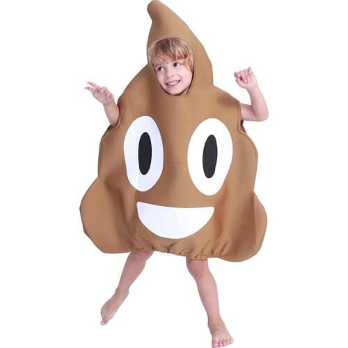 Funny Shit Feces Cosplay Uniform Cute Costume Performance Wear Halloween Carnival Party Suit