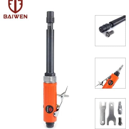 1/4" 1/8" Extended Air Die Grinder Grinding Mill Engraving Tool Pneumatic Carving Machine