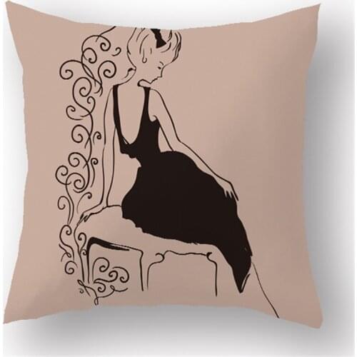 Decorations Sofa Bed Decor Cute Chair Covers Lovely Creative Eyelash Print Pillowcases