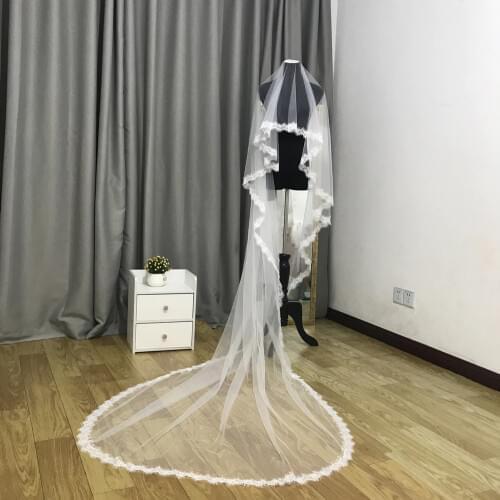 YXNLQKG Wedding Lace Veils