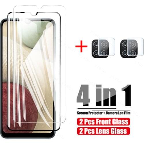 Protective Glass for Samsung a12 Screen Protector Glass For Samsung Galaxy a12 Camera Lens Film On a 12 A125F 6.5" Tempered Glas