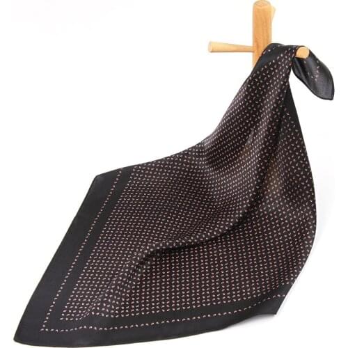 Paisley Pure Silk Women Scarf Bandana Silk Scarf for Hair Female Handkerchief Womens Natural Silk Square Headband Neck Scarf