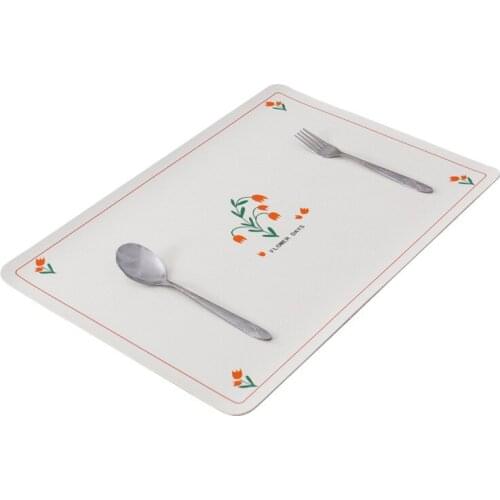 1Pc Table Mat Kitchen Coaster Water Oil Proof Home Decor Fruit Simplicity Insulation Western Food Home Modern Pads Mats 30*43Cm