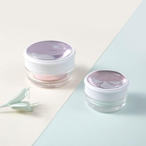 10/30/50pcs 5/15g Acrylic Cream Box Refillable Bottles Cosmetic Empty Jar Acrylic Pot Eyeshadow Acrylic Makeup Bottle
