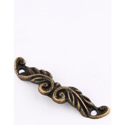 20pcs Eyebrow Antique Handle Drawer Small Handle Jewelry Box Handle Alloy Handle Gift Box Packaging Accessories Handle