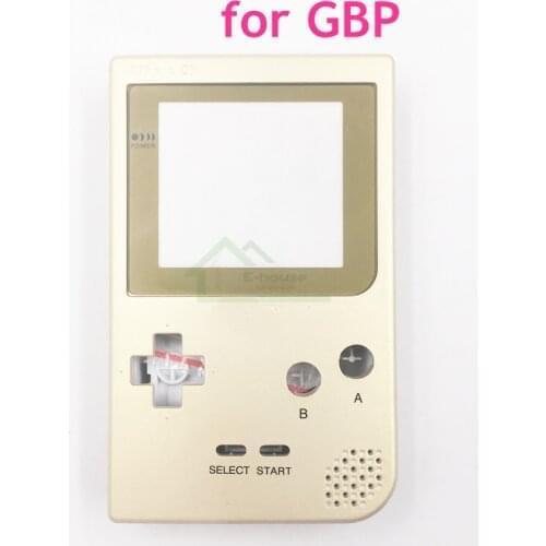 5pcs Gold color replacement housing shell case cover for gameboy pocket for GBP game console repair
